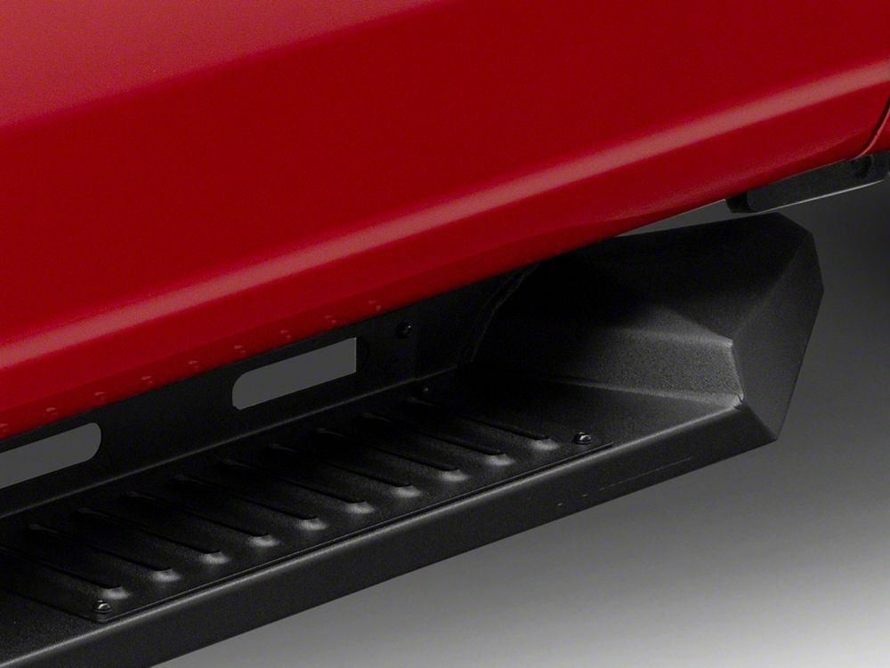 Barricade HD Steel Running Boards; Texutred Black (15-25 F-150 SuperCrew)