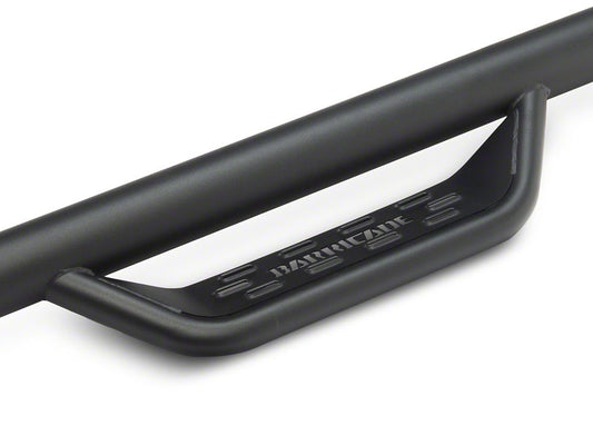Barricade Tubular Drop Steps; Fine Textured Black Finish (15-25 F-150 SuperCab)