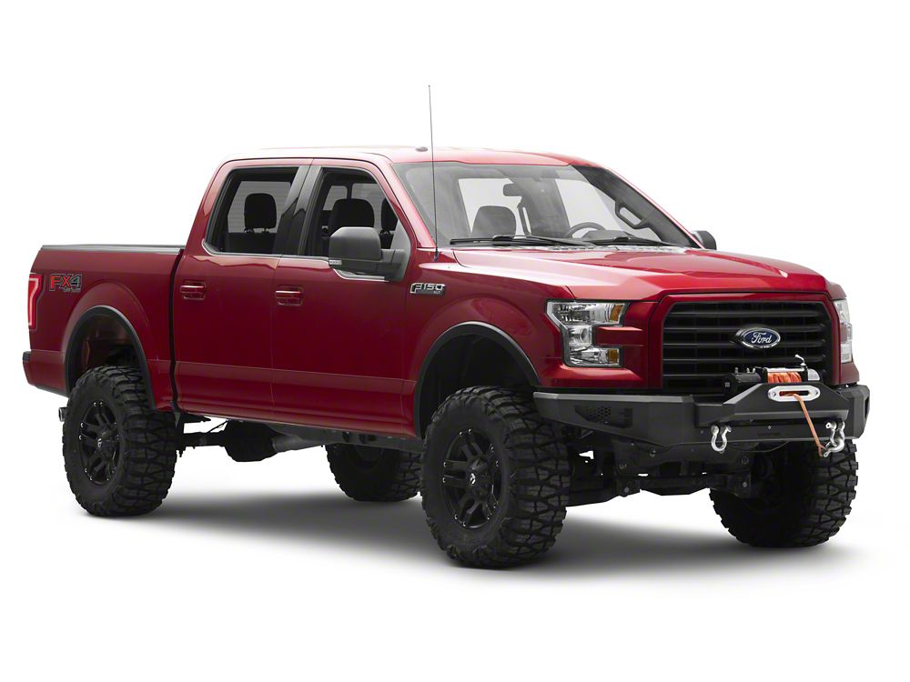 Barricade HD3 Plate Style HD Winch Mount Front Bumper (15-17 F-150, Excluding Raptor)