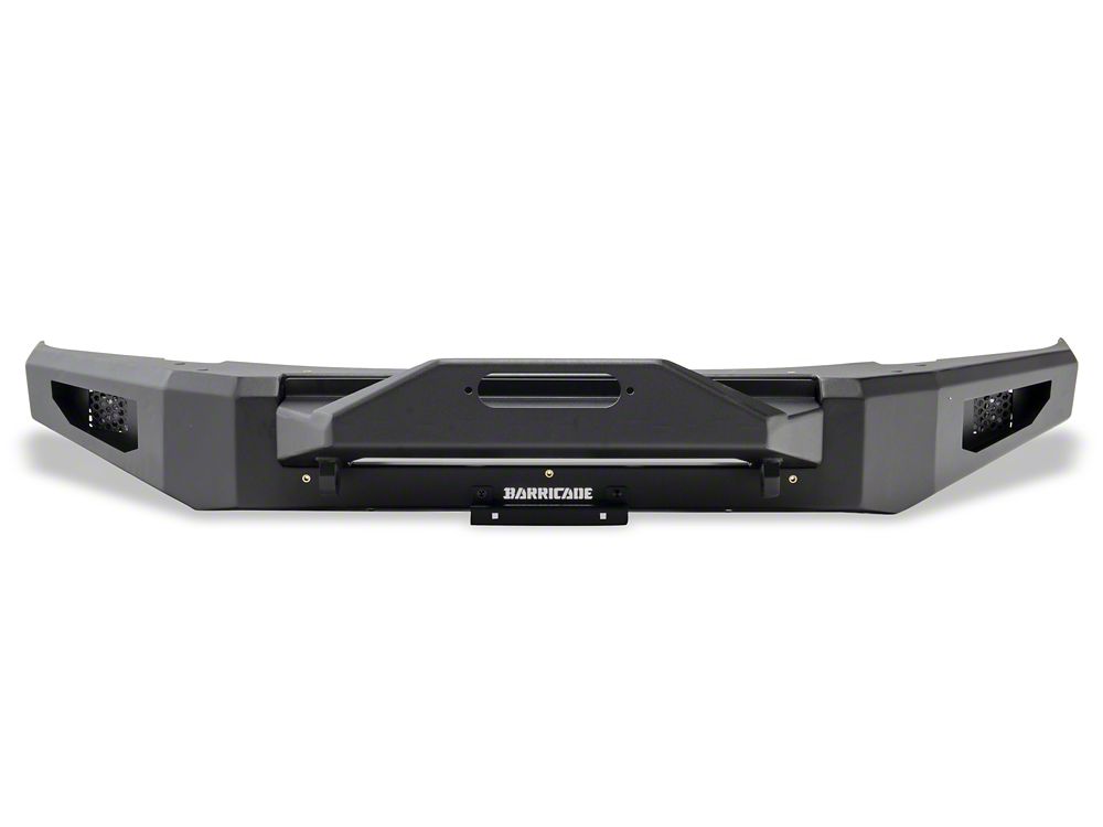 Barricade HD3 Plate Style HD Winch Mount Front Bumper with LED Lights (15-17 F-150, Excluding Raptor)