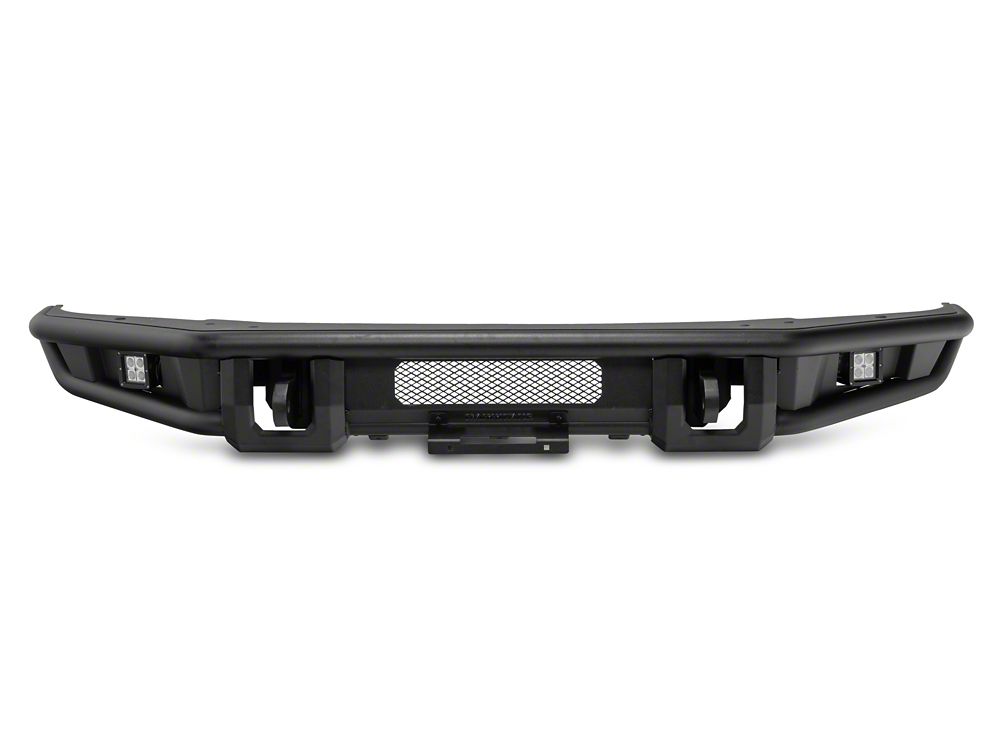 Barricade HD4 Tubular Front Bumper with LED Fog Lights (15-17 F-150, Excluding Raptor)