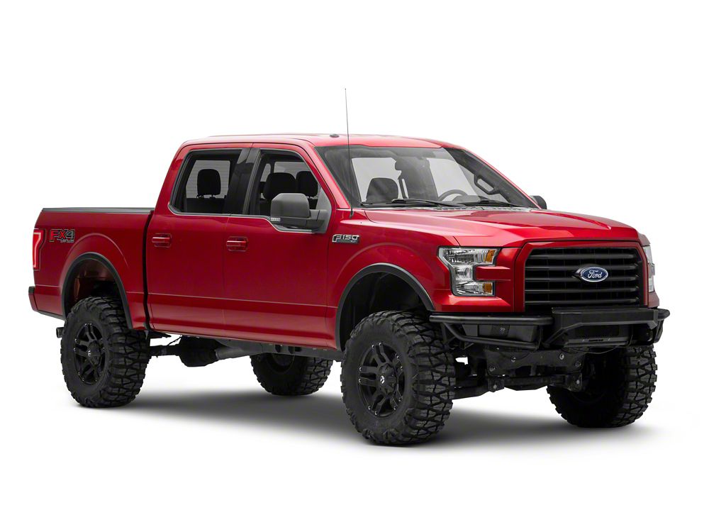 Barricade HD4 Tubular Winch Mount Front Bumper (15-17 F-150, Excluding Raptor)