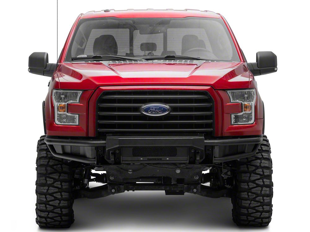 Barricade HD4 Tubular Winch Mount Front Bumper (15-17 F-150, Excluding Raptor)
