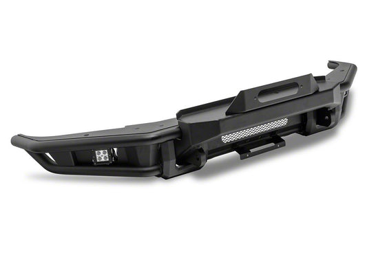Barricade HD4 Tubular Winch Mount Front Bumper with LED Fog Lights (15-17 F-150, Excluding Raptor)