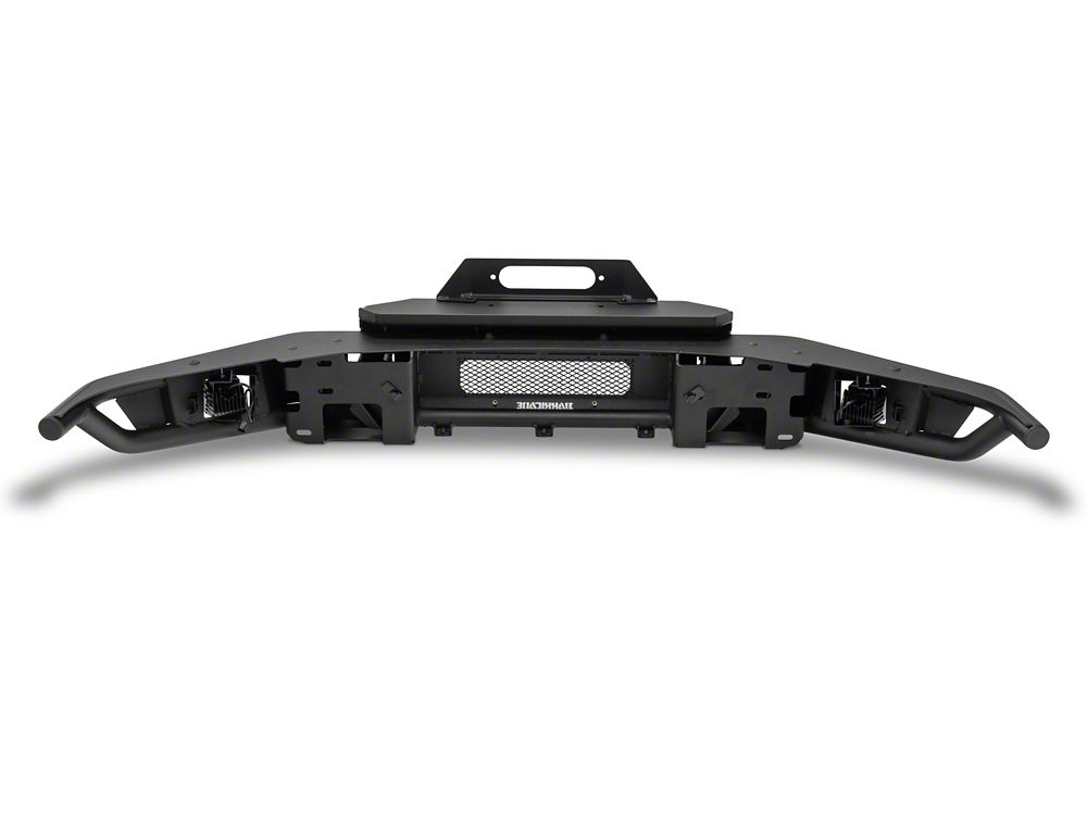 Barricade HD4 Tubular Winch Mount Front Bumper with LED Fog Lights (15-17 F-150, Excluding Raptor)