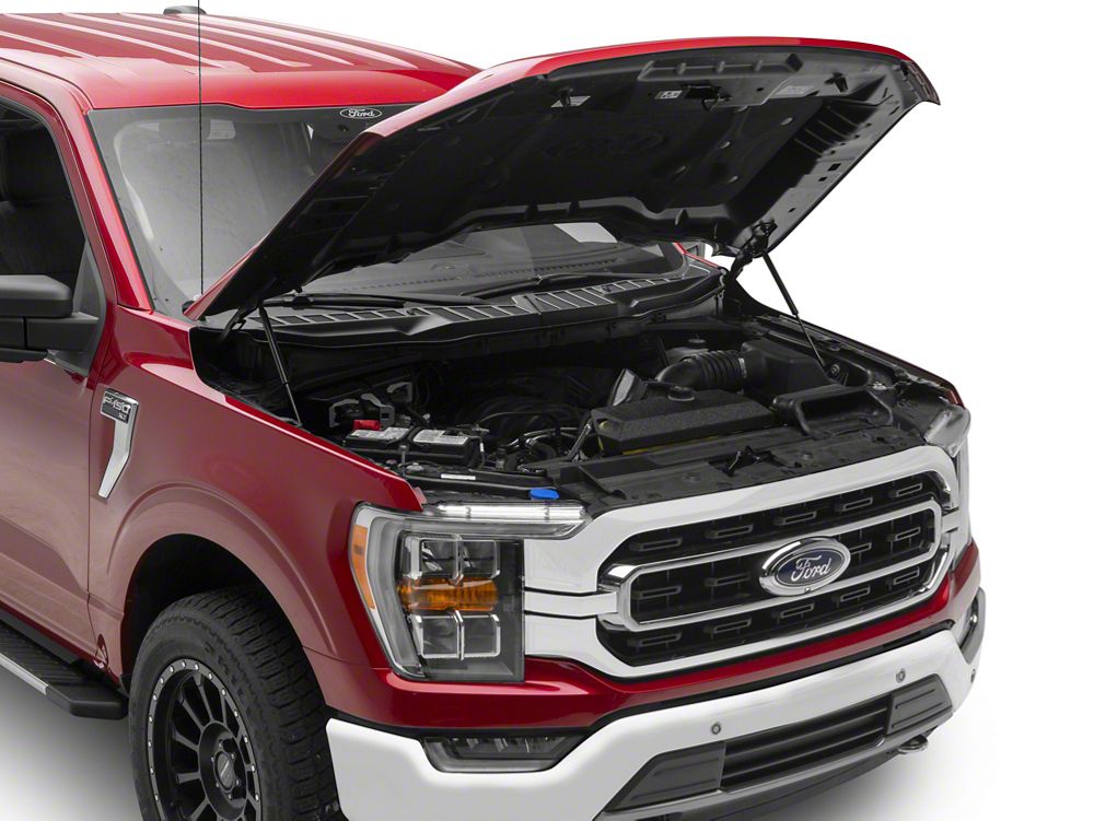 Barricade Coolant Overflow Cover; Textured Black (15-25 F-150)