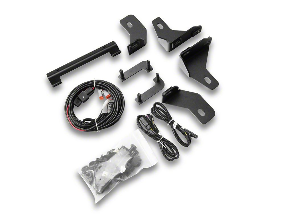 Barricade HD4 Tubular Front Bumper with LED Fog Lights (21-23 F-150, Excluding Raptor)