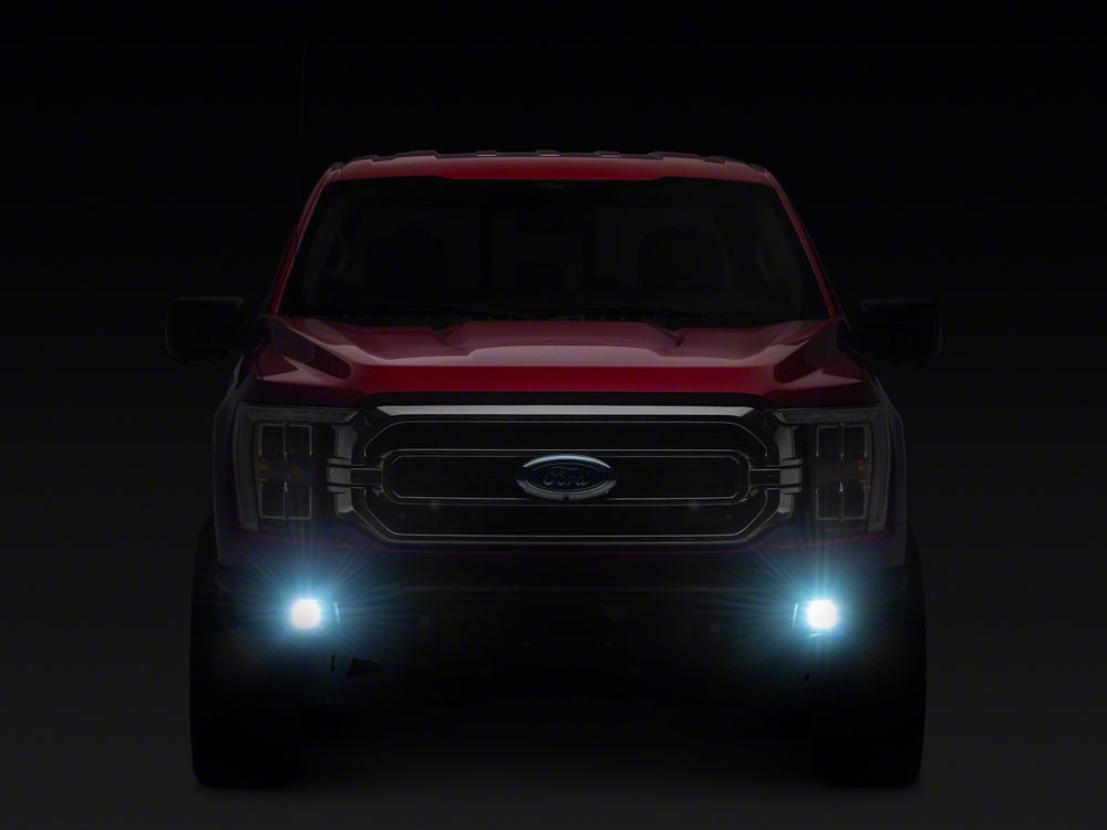 Barricade HD4 Tubular Front Bumper with LED Fog Lights (21-23 F-150, Excluding Raptor)