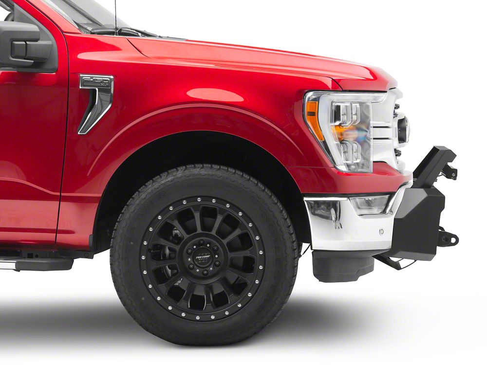 Barricade HD Stubby Front Bumper with Winch Mount and 20-Inch Single Row LED Light Bar (21-23 F-150, Excluding Raptor)