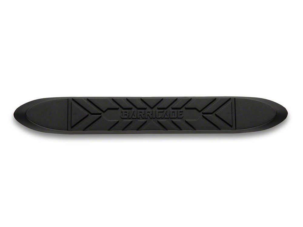 Barricade Replacement Step Pad with Barricade Logo for 3-Inch Tubular Side Step Bars Only; 21.30-Inch x 3.10-Inch