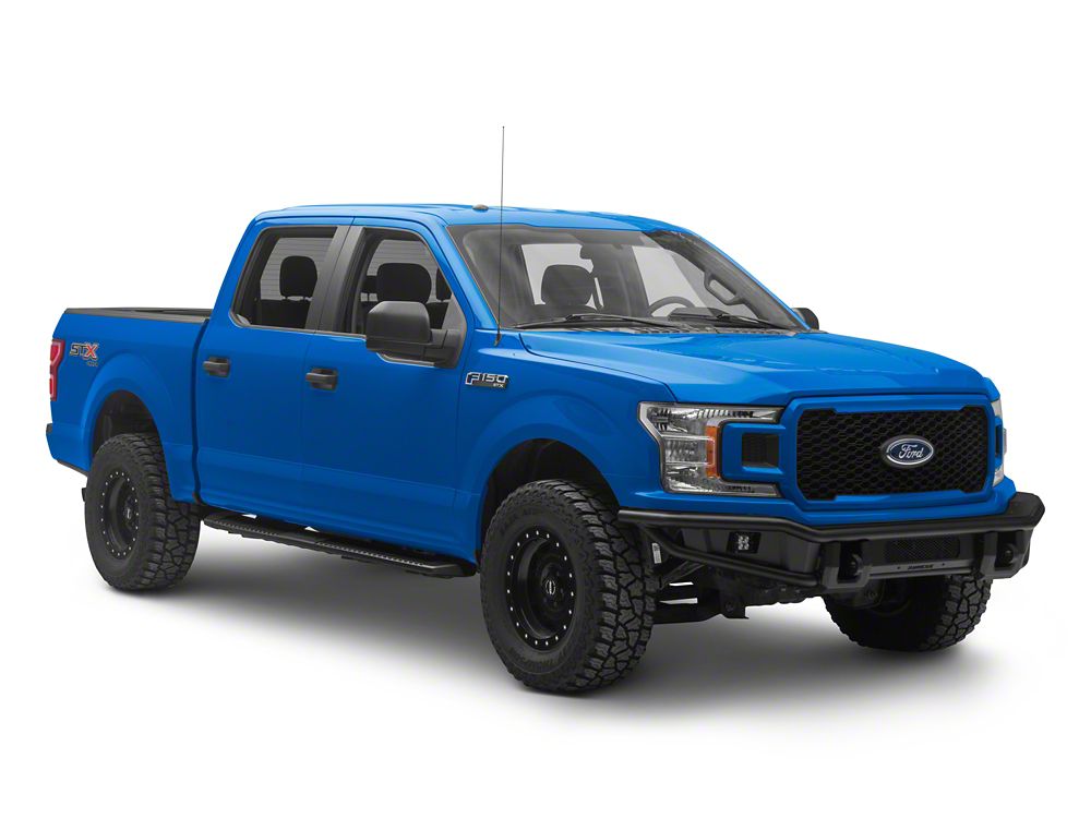 Barricade HD4 Tubular Front Bumper with LED Fog Lights (18-20 F-150, Excluding Raptor)