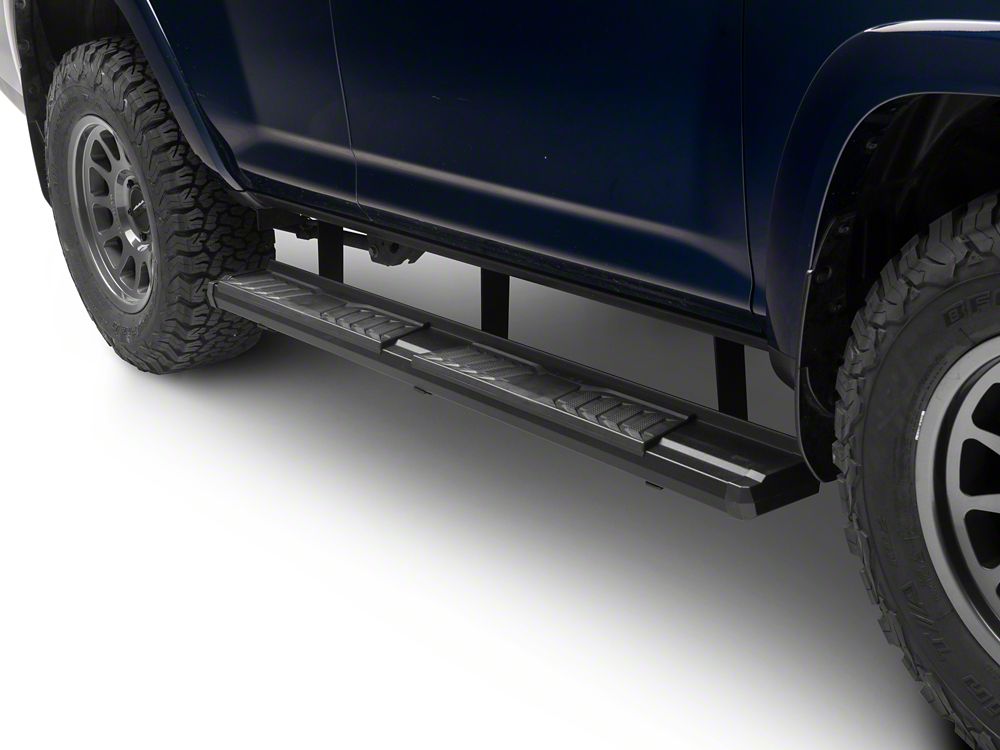 Barricade S6 Running Boards; Textured Black (10-13 4Runner SR5; 10-24 4Runner Limited, Nightshade, TRD Sport)