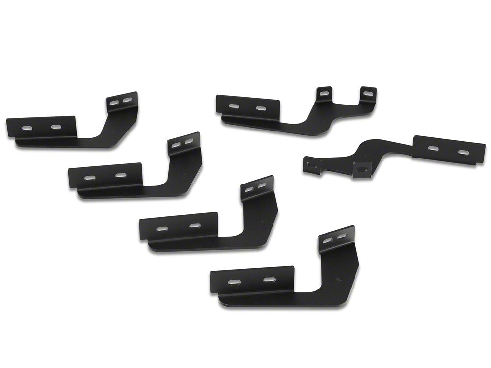 Barricade S6 Running Boards; Textured Black (10-24 4Runner, Excluding Limited, Nightshade, TRD Sport & 10-13 SR5)
