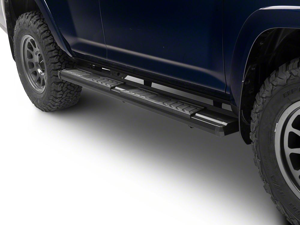 Barricade S6 Running Boards; Textured Black (10-24 4Runner, Excluding Limited, Nightshade, TRD Sport & 10-13 SR5)