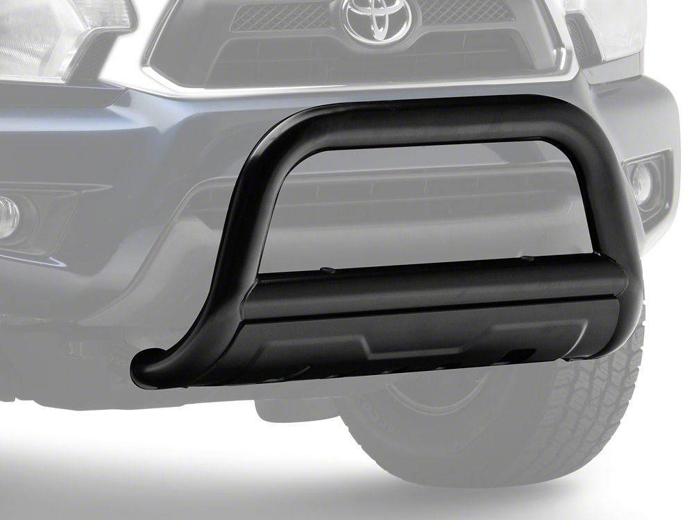 Barricade 3.50-Inch Oval Bull Bar with Skid Plate; Black (05-15 Tacoma)