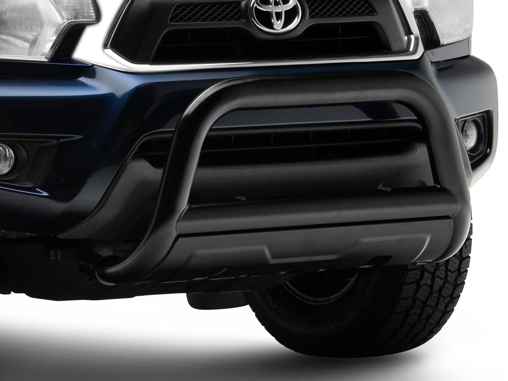 Barricade 3.50-Inch Oval Bull Bar with Skid Plate; Black (05-15 Tacoma)