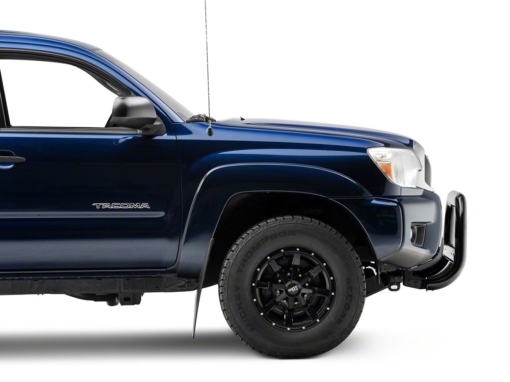 Barricade 3.50-Inch Oval Bull Bar with Skid Plate; Black (05-15 Tacoma)