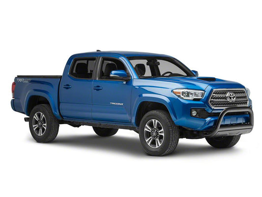 Barricade 3.50-Inch Oval Bull Bar with Skid Plate; Black (16-23 Tacoma)