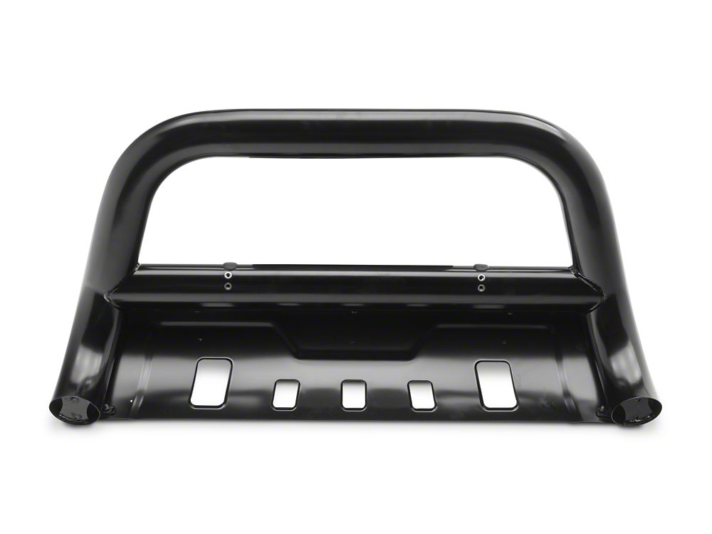 Barricade 3.50-Inch Oval Bull Bar with Skid Plate; Black (16-23 Tacoma)