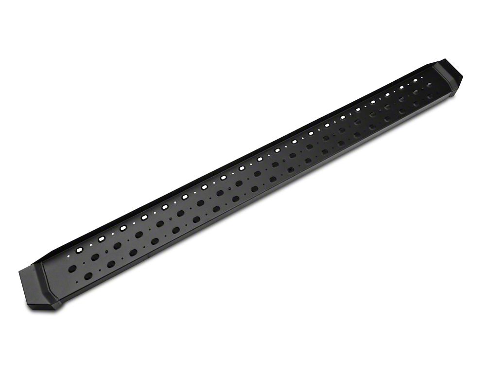 Barricade Rattler Steel Running Boards; Black (05-23 Tacoma Double Cab)