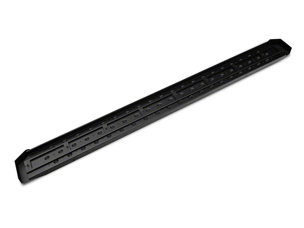 Barricade Rattler Steel Running Boards; Black (05-23 Tacoma Double Cab)