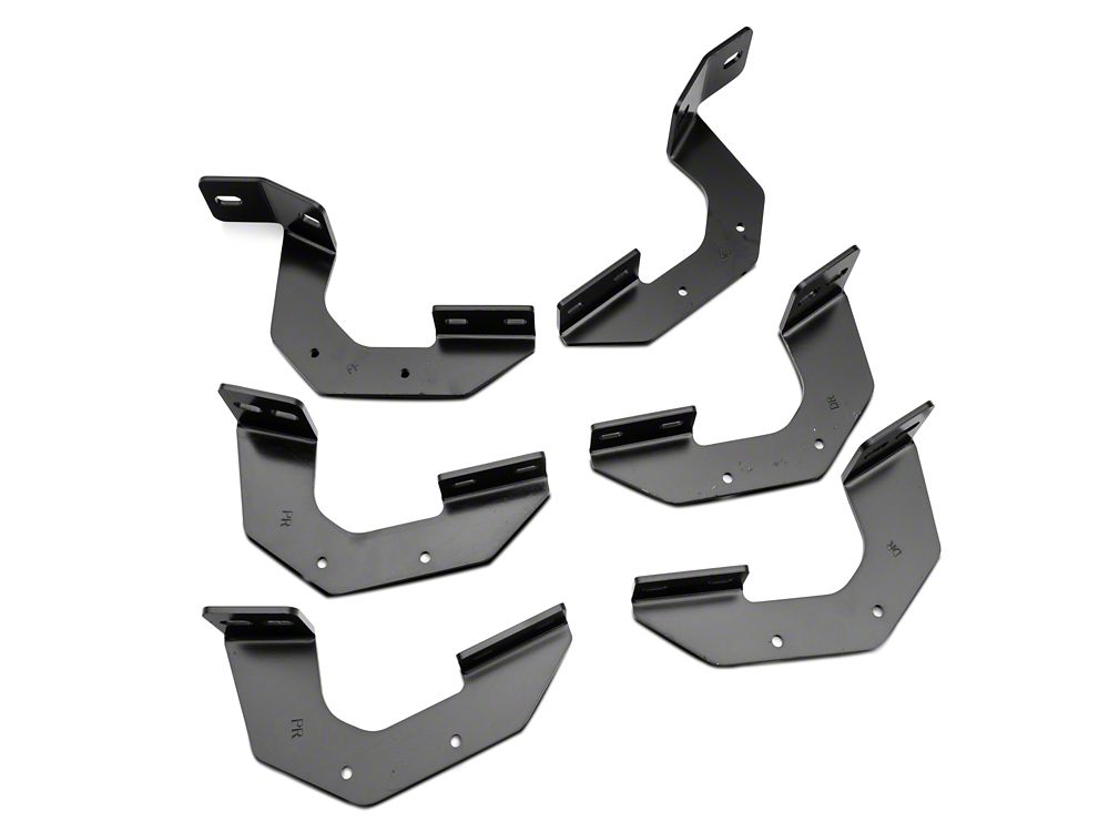 Barricade Rattler Steel Running Boards; Black (05-23 Tacoma Double Cab)