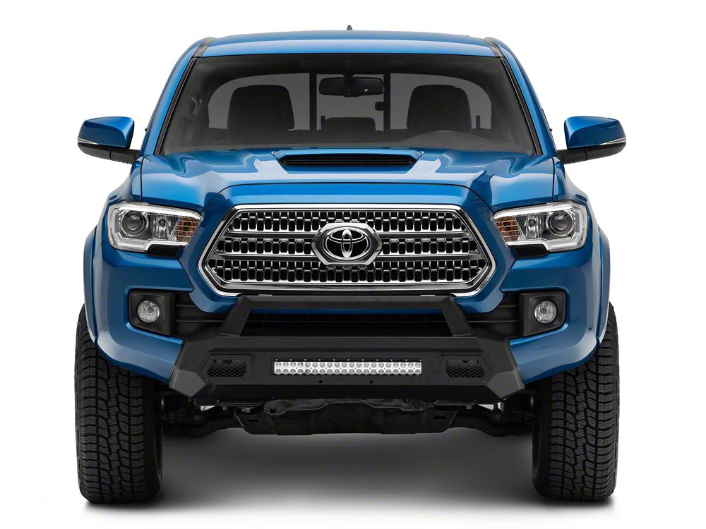Barricade HD Stubby Front Bumper with 20-Inch Double Row LED Light Bar (16-23 Tacoma)