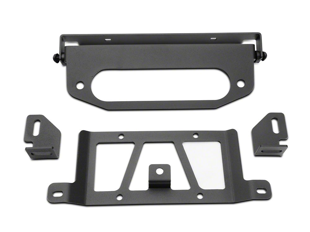 Barricade HD Stubby Front Bumper with Winch Mount and 20-Inch Single Row LED Light Bar (16-23 Tacoma)