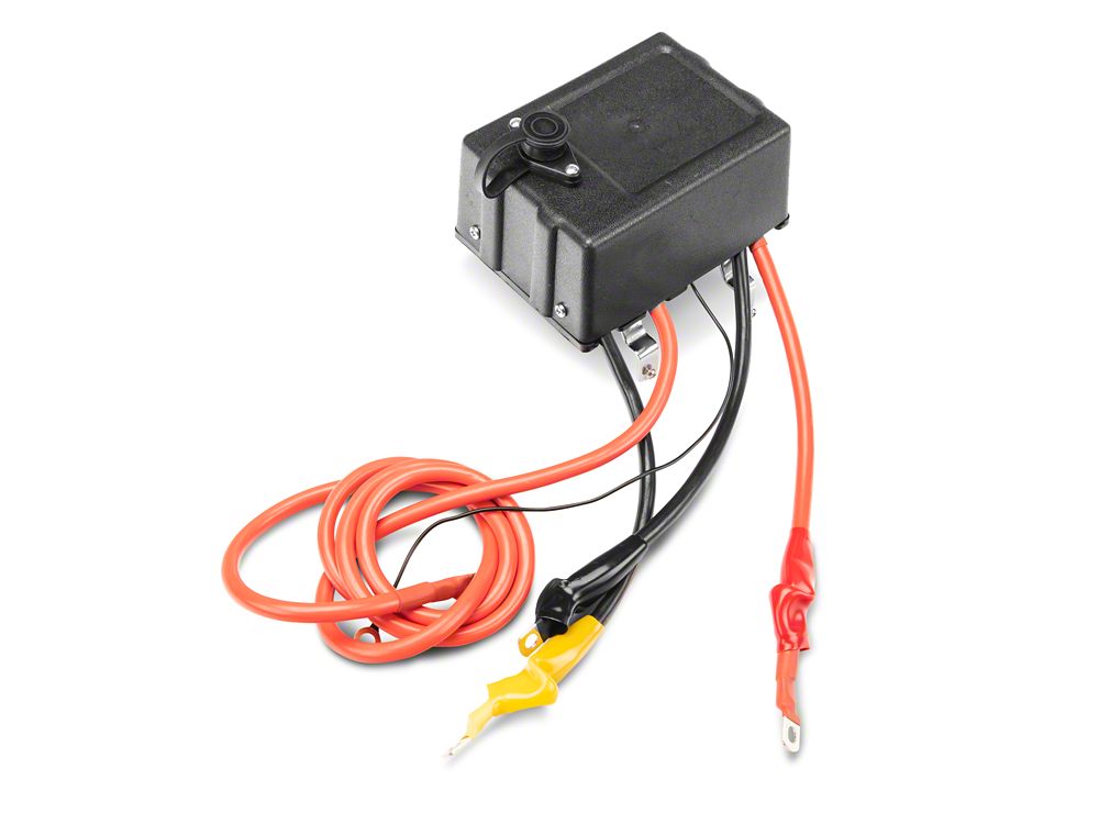 Barricade 12,000 lb. Winch with Synthetic Rope (Universal; Some Adaptation May Be Required)