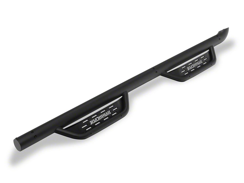 Barricade Tubular Drop Steps; Fine Textured Black (05-23 Tacoma Double Cab)