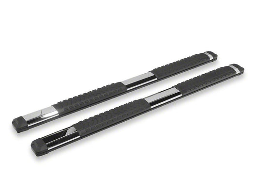 Barricade Saber 5-Inch Side Step Bars; 304 Stainless (24-25 Tacoma Double Cab)