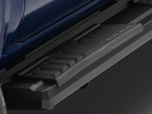 Barricade S6 Running Boards; Fine Textured Black (24-25 Tacoma Double Cab)