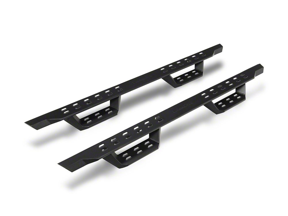 Barricade HD Overland Drop Steps; Textured Black (24-25 Tacoma Double Cab)