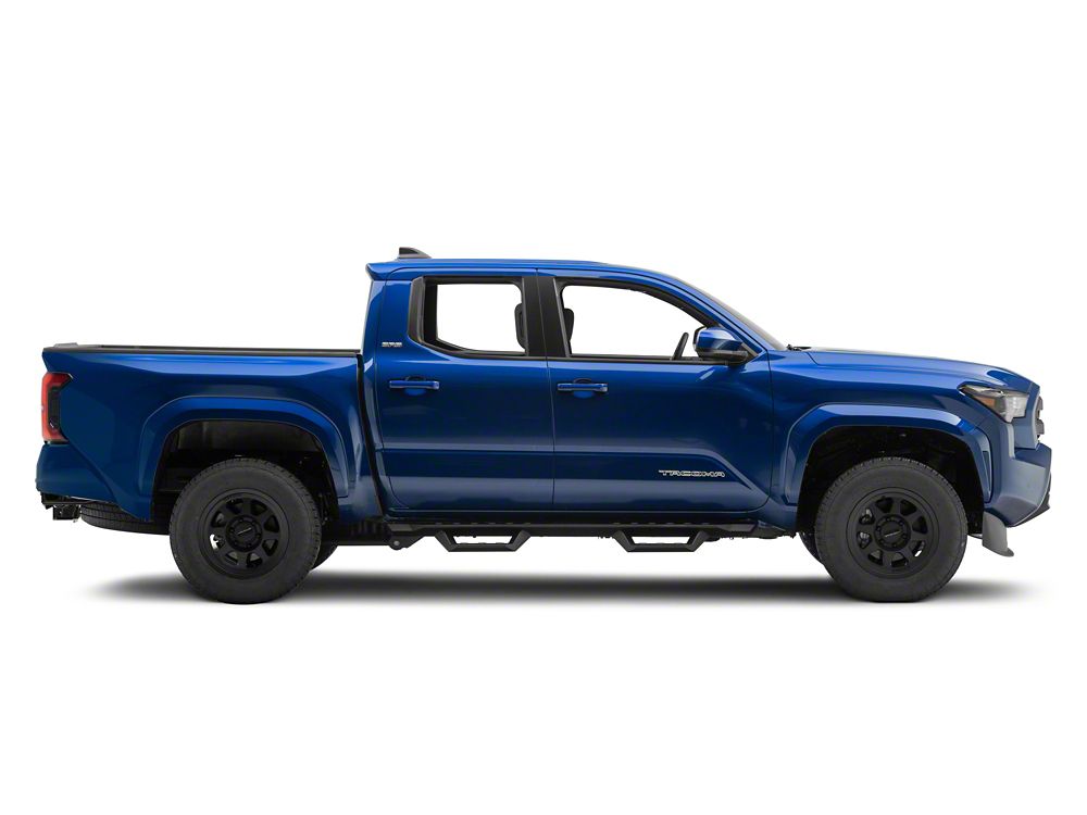 Barricade HD Overland Drop Steps; Textured Black (24-25 Tacoma Double Cab)