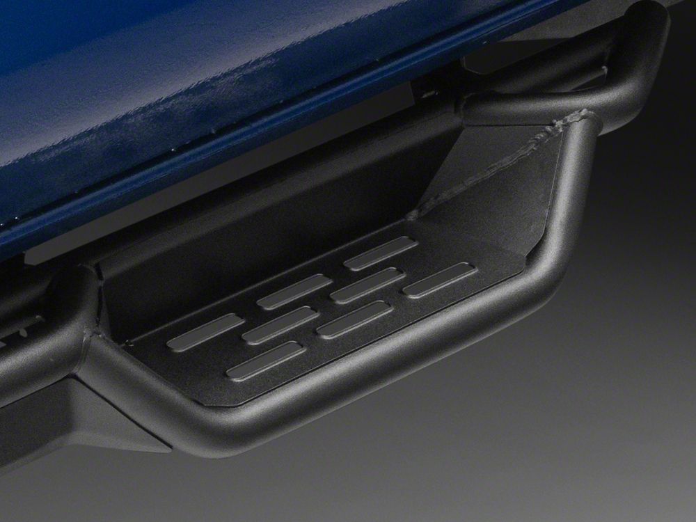Barricade NB1 Running Boards; Textured Black (24-25 Tacoma Double Cab)