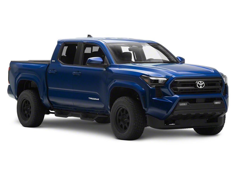 Barricade NB1 Running Boards; Textured Black (24-25 Tacoma Double Cab)