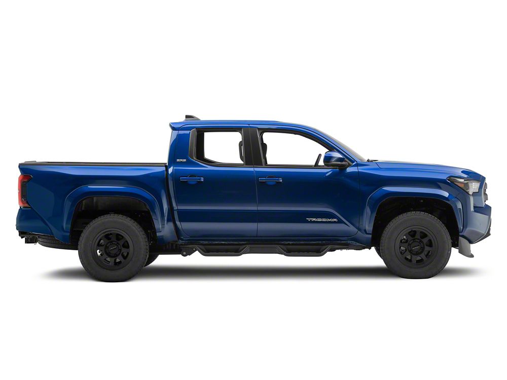 Barricade NB1 Running Boards; Textured Black (24-25 Tacoma Double Cab)