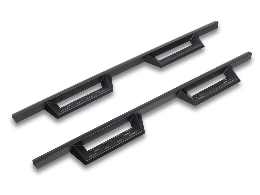 Barricade Canyon Drop Steps; Textured Black (24-25 Tacoma Double Cab)