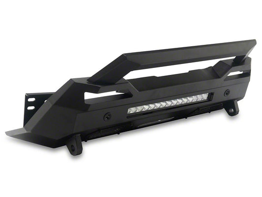 Barricade Stubby HD Front Bumper with Winch Mount and 20-Inch LED Light Bar (24-26 Tacoma)