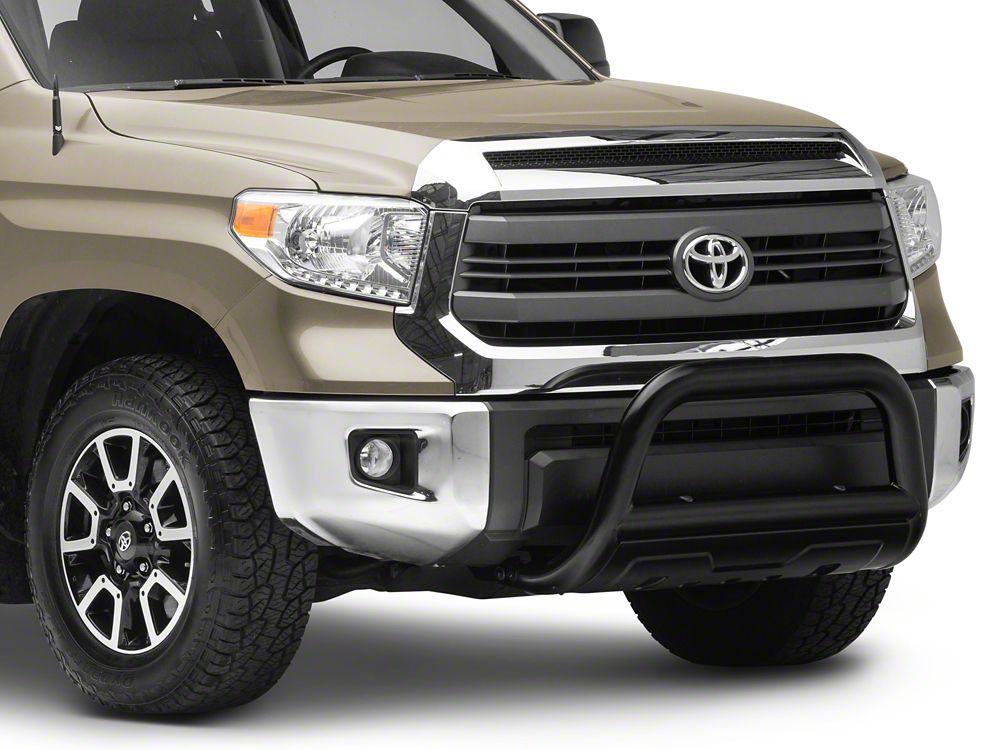 Barricade 3.50-Inch Oval Bull Bar with Skid Plate; Black (07-21 Tundra)