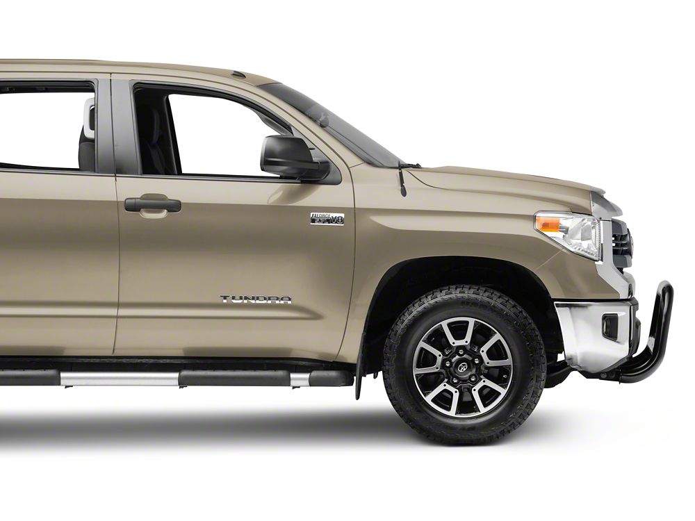 Barricade 3.50-Inch Oval Bull Bar with Skid Plate; Black (07-21 Tundra)