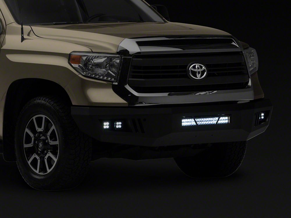 Barricade HD Front Bumper with LED Fog Lights, Spot Lights and 20-Inch LED Light Bar (14-21 Tundra)