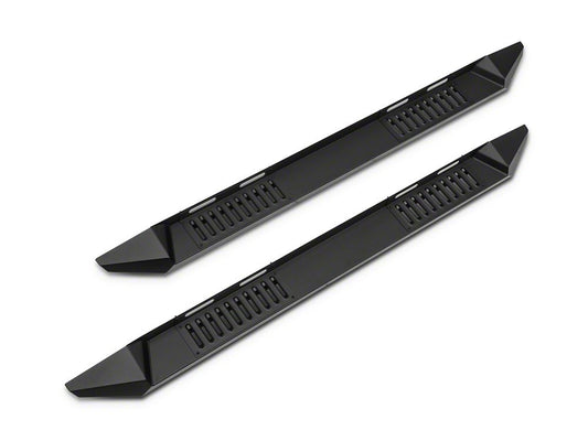 Barricade HD Steel Running Boards; Black (07-21 Tundra CrewMax)