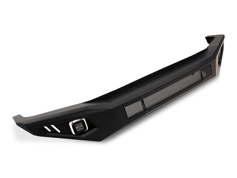 Barricade HD2 Front Bumper with LED Fog Lights; Textured Black (14-21 Tundra)