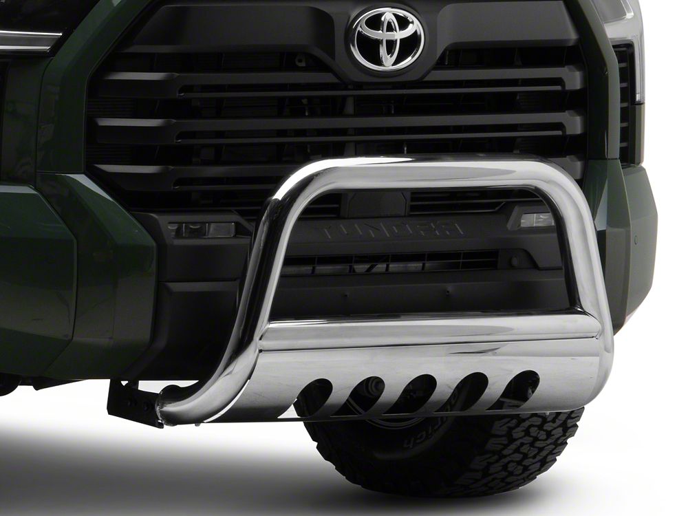 Barricade 3-Inch Bull Bar; Stainless Steel (22-25 Tundra w/o Parking Brake Support System)