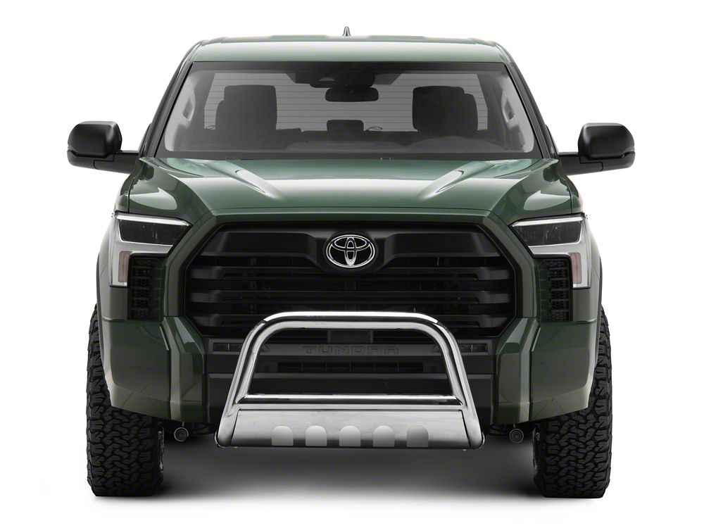 Barricade 3-Inch Bull Bar; Stainless Steel (22-25 Tundra w/o Parking Brake Support System)