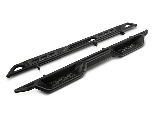 Barricade NB1 Running Boards; Textured Black (22-25 Tundra Double Cab)