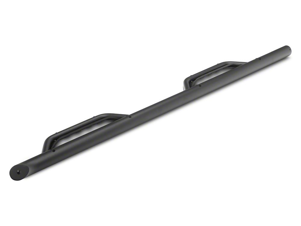 Barricade Tubular Drop Steps; Fine Textured Black Finish (22-25 Tundra CrewMax)