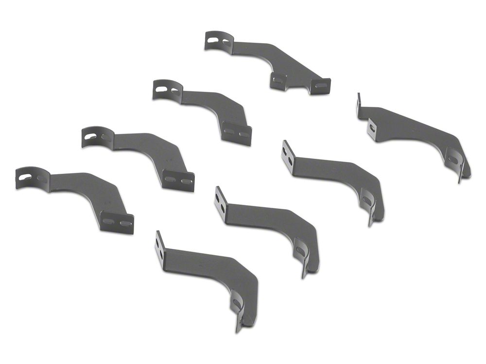 Barricade Tubular Drop Steps; Fine Textured Black Finish (22-25 Tundra CrewMax)
