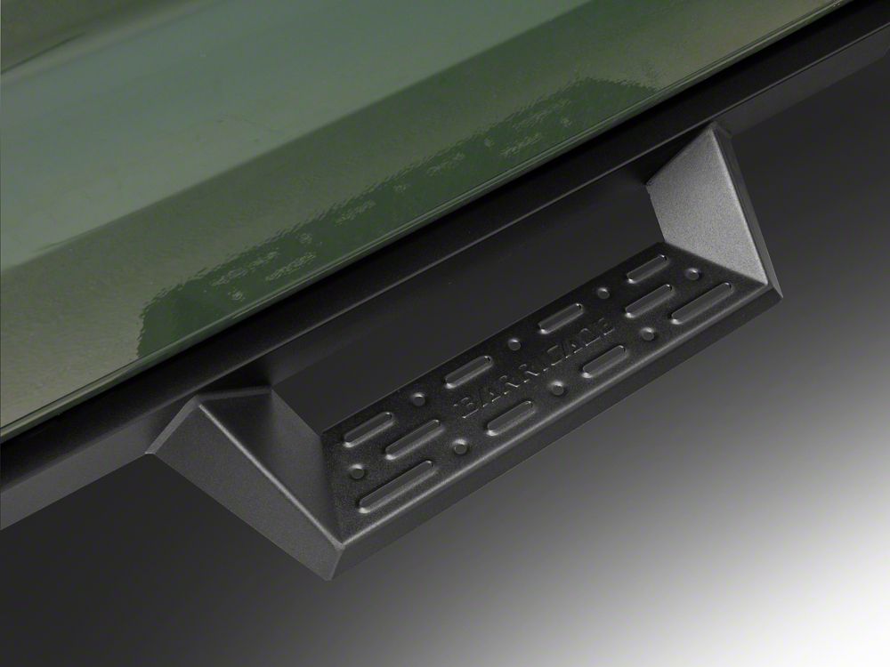 Barricade Canyon Drop Steps; Textured Black (22-25 Tundra CrewMax)
